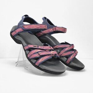 TEVA Women's Tirra Sport Hiking Sandal multi colorway Size 8 EUC